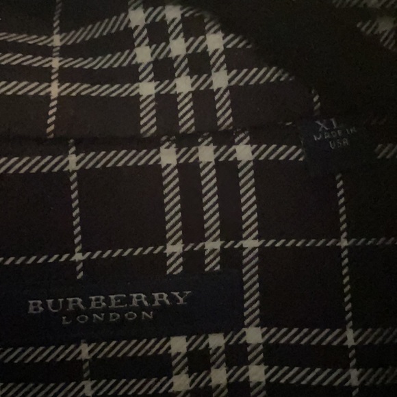 BURBERRY London Black & White NOVA Plaid Shirt XL - Picture 3 of 5
